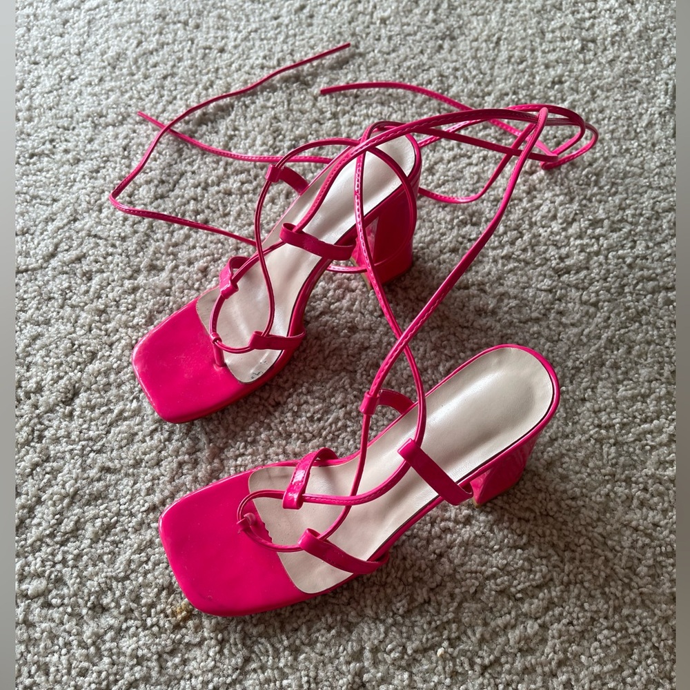 Pink heels